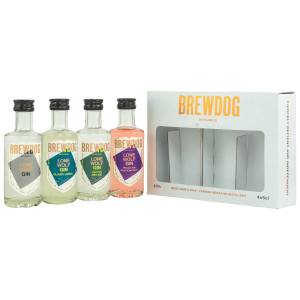 BrewDog LoneWolf Gin - Mini Collection, 40%, 4x 5 cl
