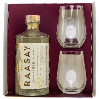 Isle of Raasay Hebridean Gin mit 2 Gläsern, 46%, 0,7 l