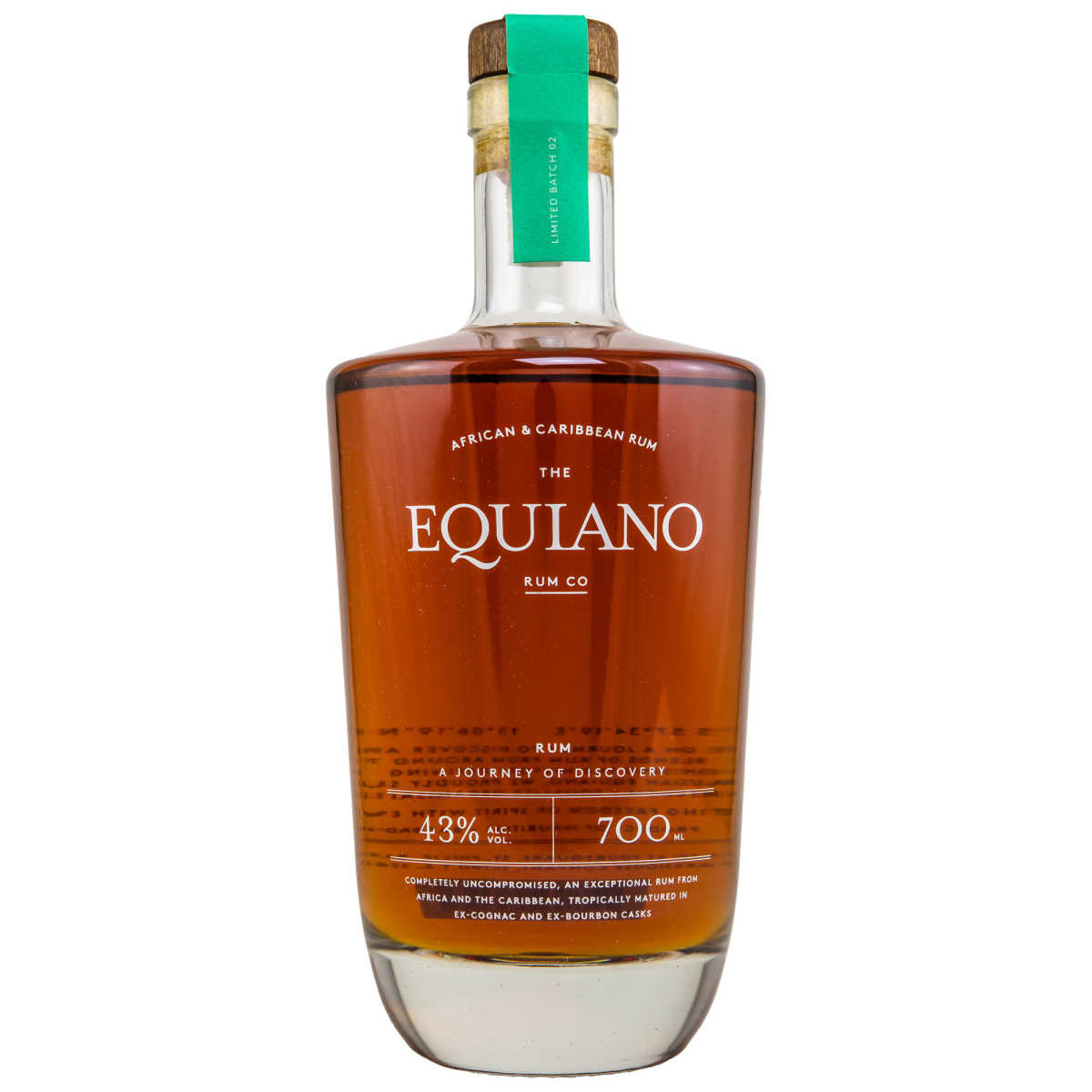 Equiano Rum 8 Jahre - African-Caribbean Rum - 43 %, 0,7 l