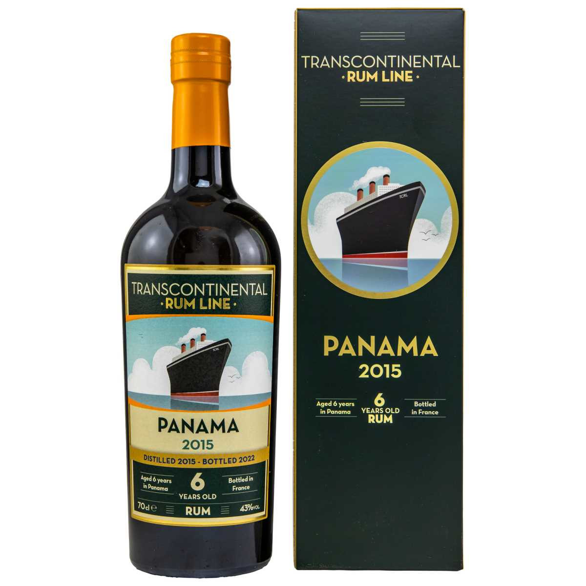 Panama 6 Jahre 2015/2022 - Transcontinental Rum Line, 43...