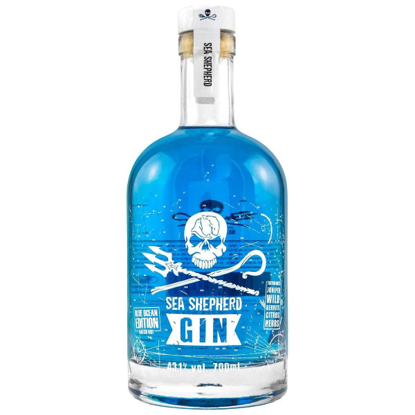 Sea Shepherd Blue Ocean Gin, 43,1%, 0,7 l