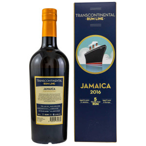 Jamaica 5 Jahre 2016/2022, Transcontinental Rum Line, 57,18 %, 0,7 l